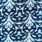 Nautical Damask Anti-Pill Premium Fleece Fabric | By The Yard